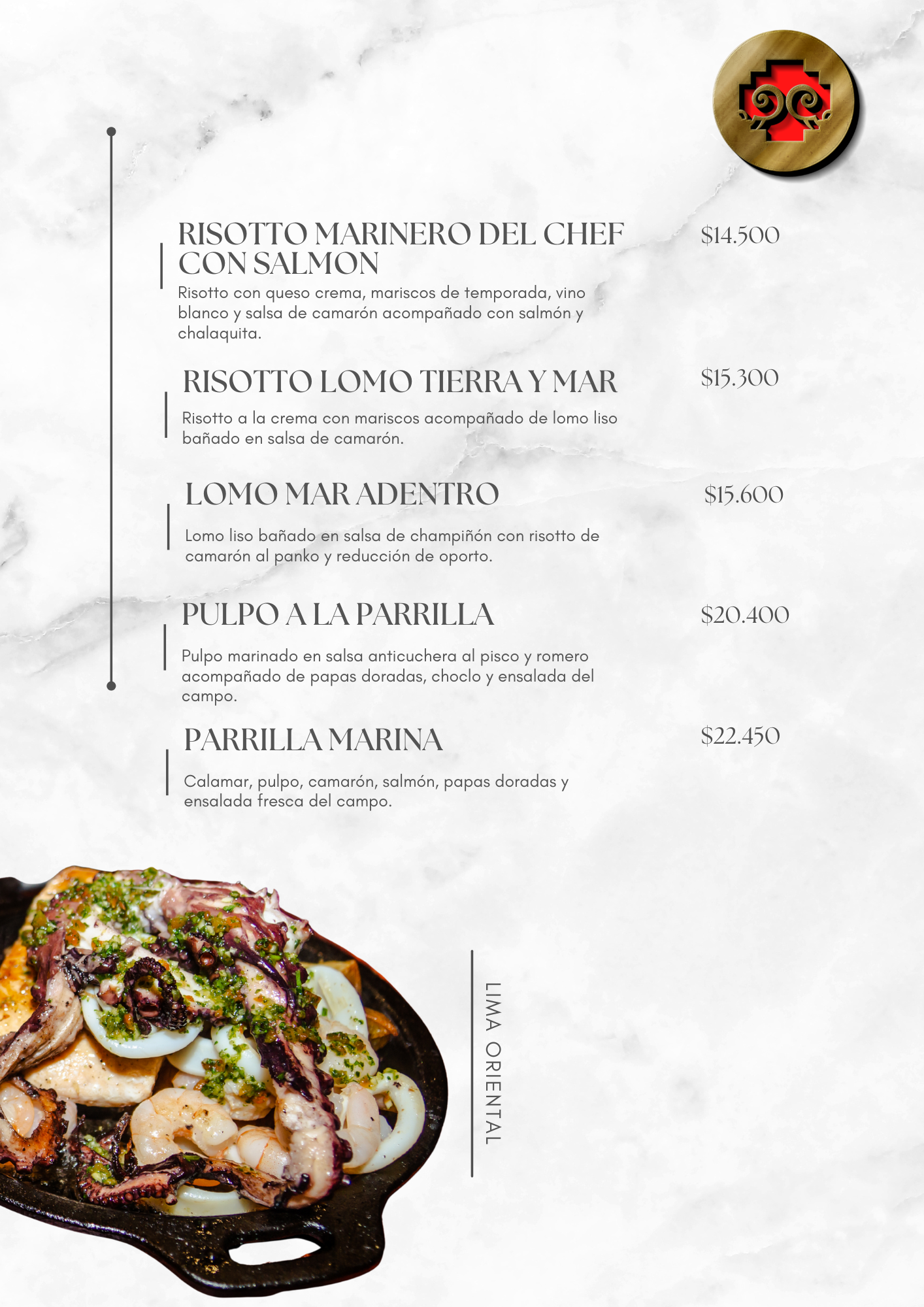 Menú Peruano – Restaurante